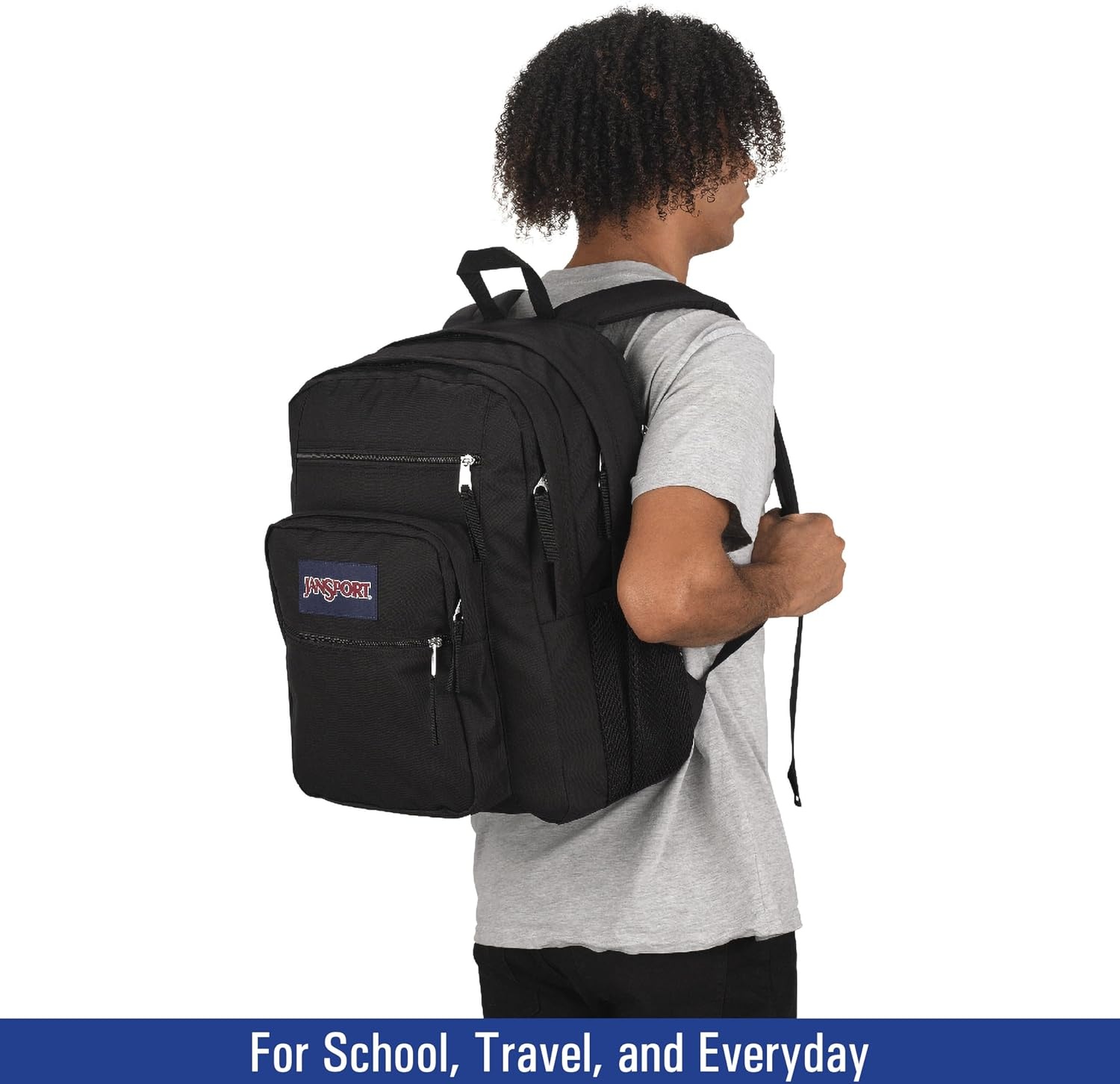 image:imageJanSport NCAA Officially Licensed Backpack Ohio State Buckeyes Big Student with Padded 15Inch Laptop Sleeve 2 Compartment Computer Bag with Bottle Pocket amp Haul Handle Book Rucksack Red TapeTeam Color
