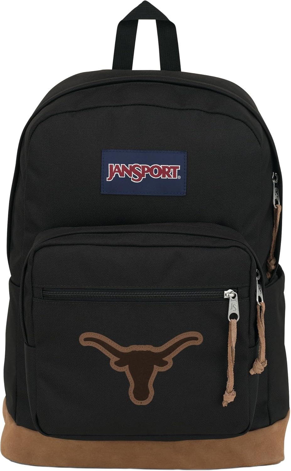 image:imageJanSport NCAA Officially Licensed Backpack Tennessee Volunteers Right Pack with Padded 15Inch Laptop Sleeve Spacious Computer Bag Durable Daypack with Bottle Pocket amp Haul Handle BlackTeam Color