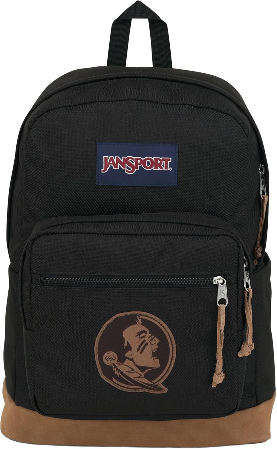 image:imageJanSport NCAA Officially Licensed Backpack Tennessee Volunteers Right Pack with Padded 15Inch Laptop Sleeve Spacious Computer Bag Durable Daypack with Bottle Pocket amp Haul Handle BlackTeam Color