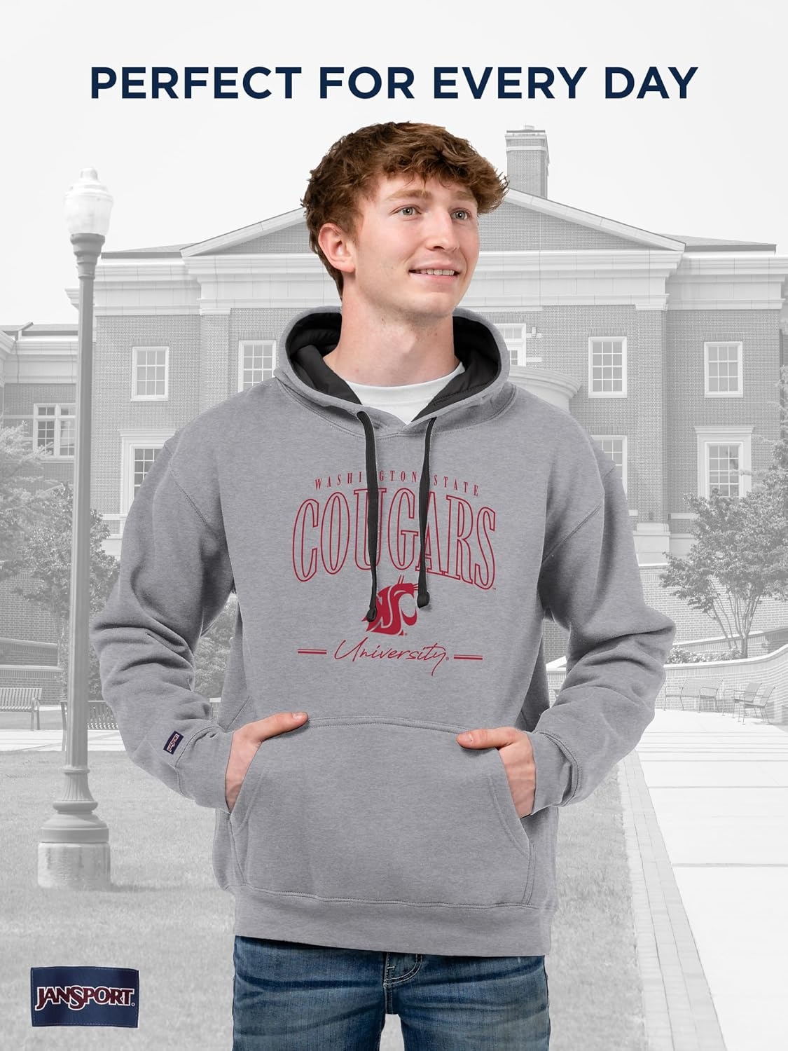 image:imageJanSport NCAA unisexadult Rival Colorblock HoodTeam Color