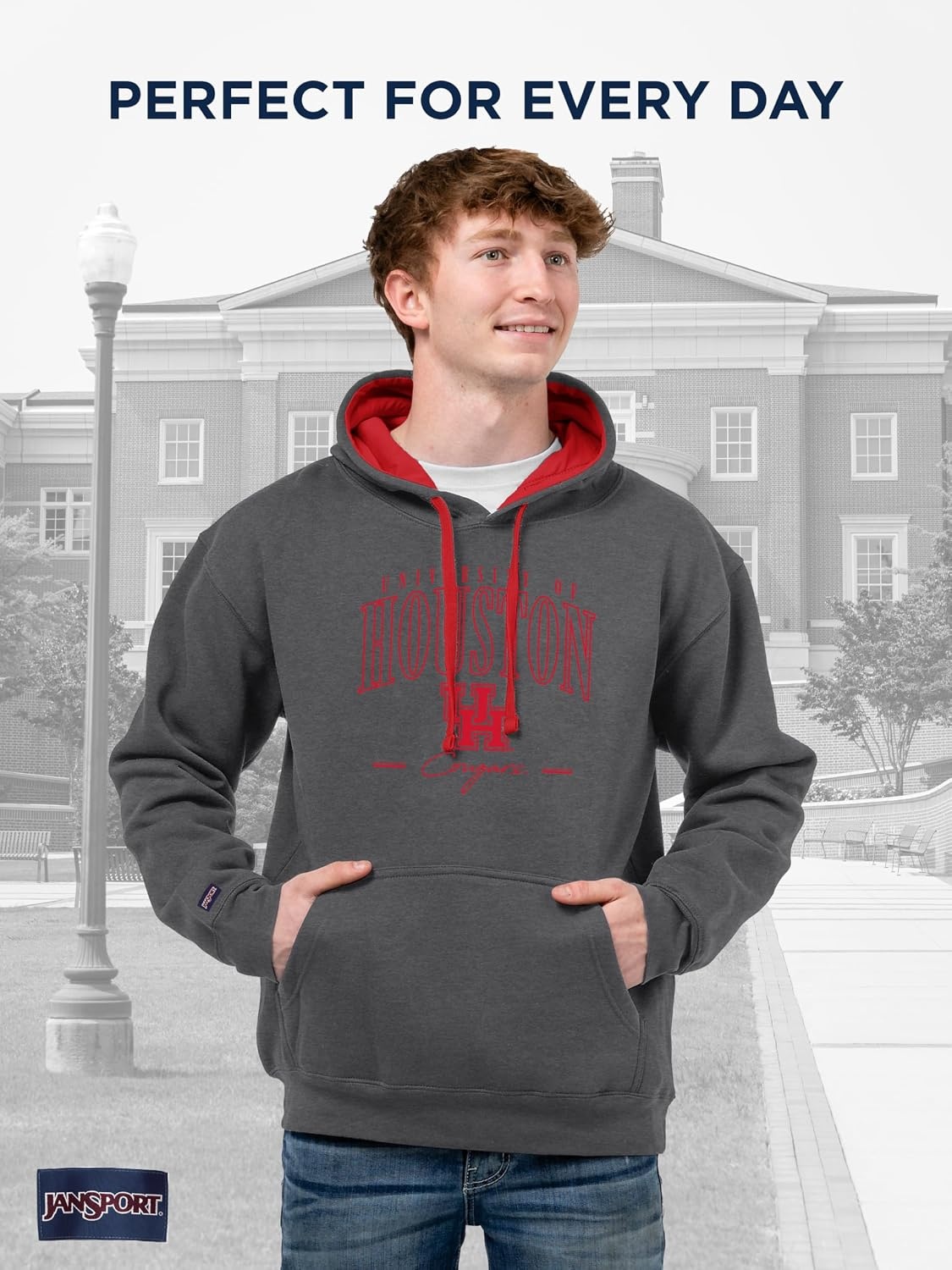 image:imageJanSport NCAA unisexadult Rival Colorblock HoodTeam Color