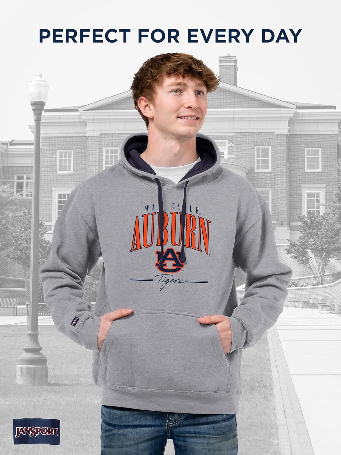 image:imageJanSport NCAA unisexadult Rival Colorblock HoodTeam Color