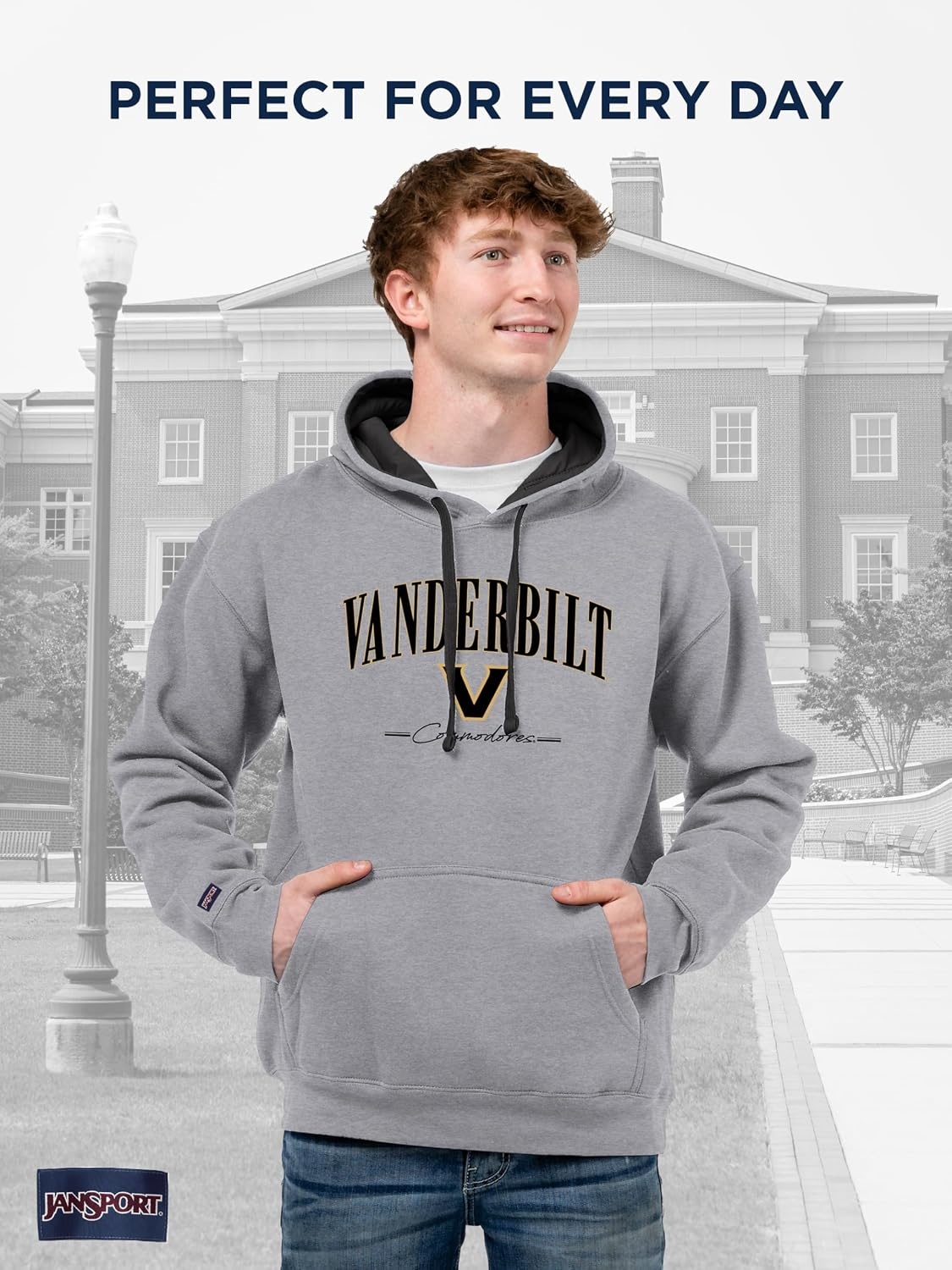 image:imageJanSport NCAA unisexadult Rival Colorblock HoodTeam Color