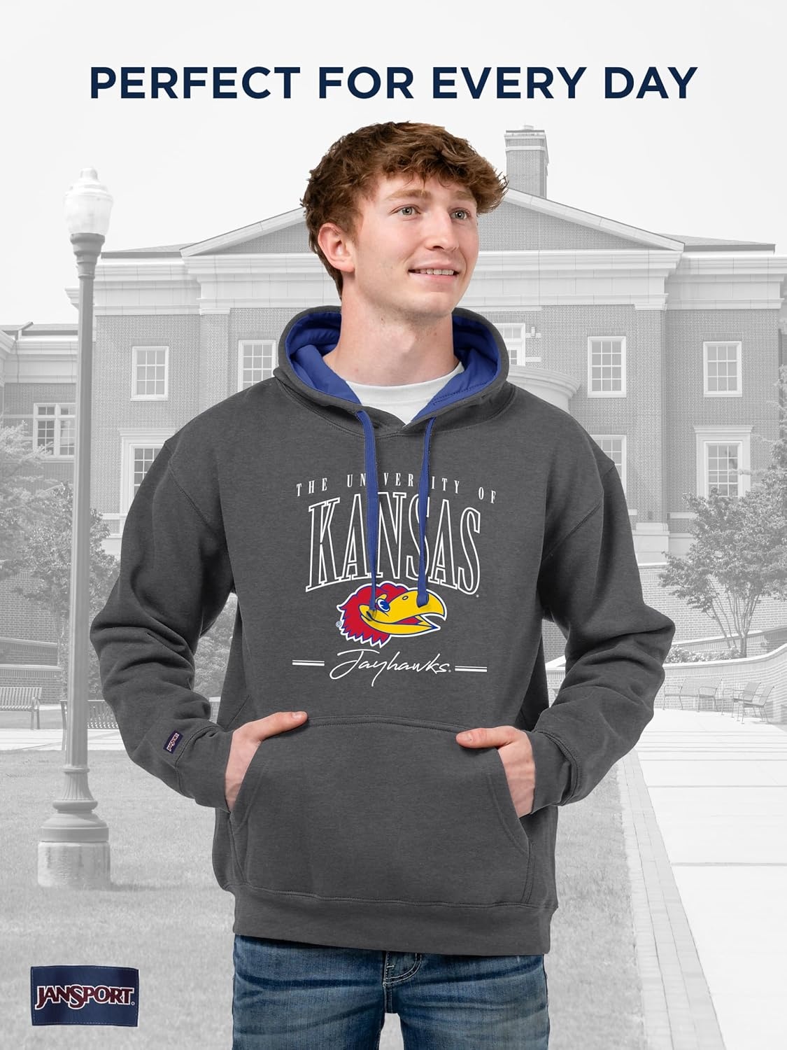 image:imageJanSport NCAA unisexadult Rival Colorblock HoodTeam Color