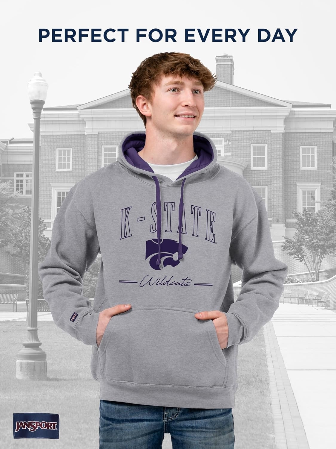 image:imageJanSport NCAA unisexadult Rival Colorblock HoodTeam Color