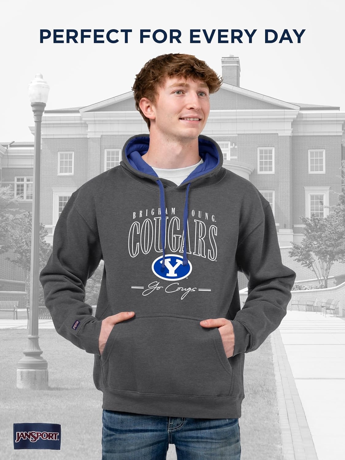 image:imageJanSport NCAA unisexadult Rival Colorblock HoodTeam Color
