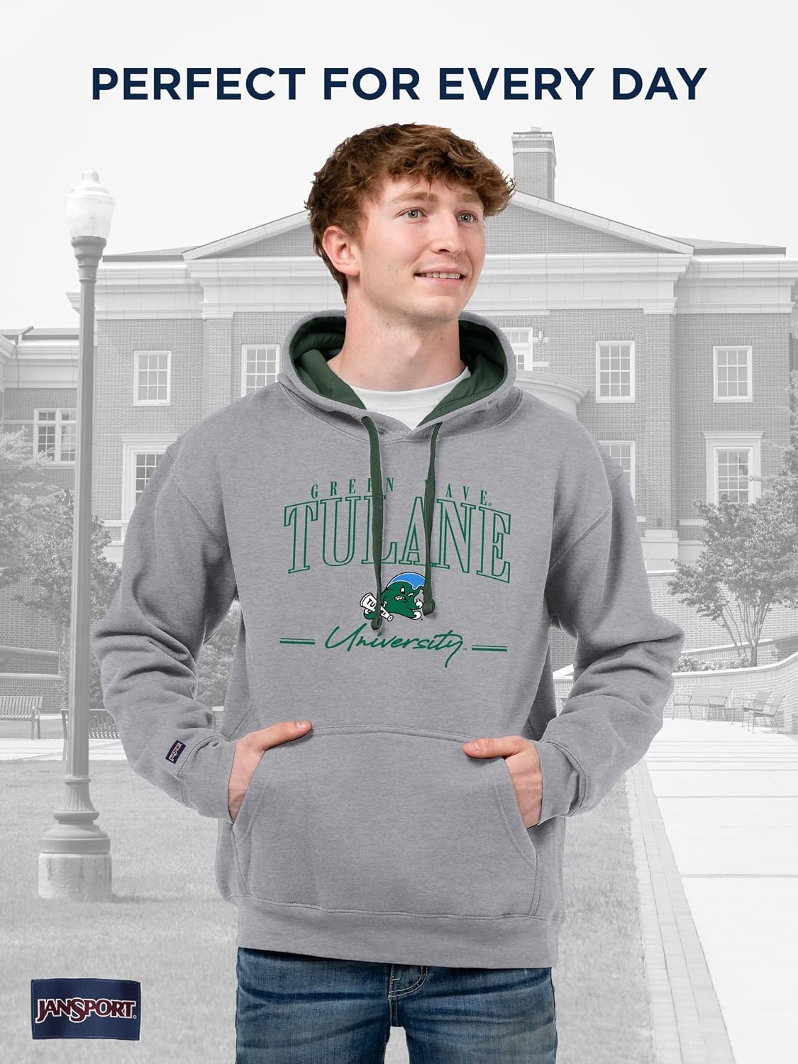 image:imageJanSport NCAA unisexadult Rival Colorblock HoodTeam Color