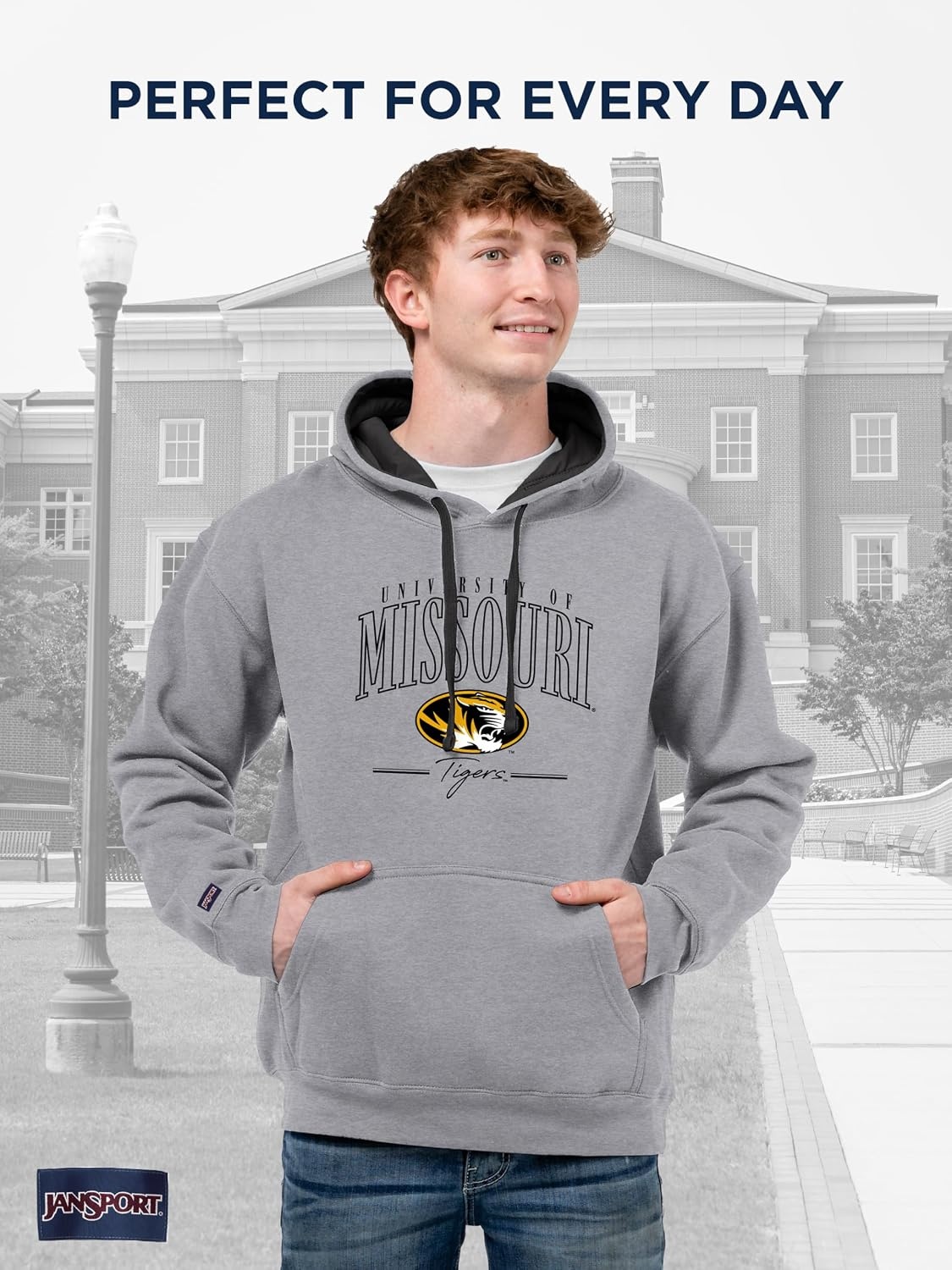 image:imageJanSport NCAA unisexadult Rival Colorblock HoodTeam Color