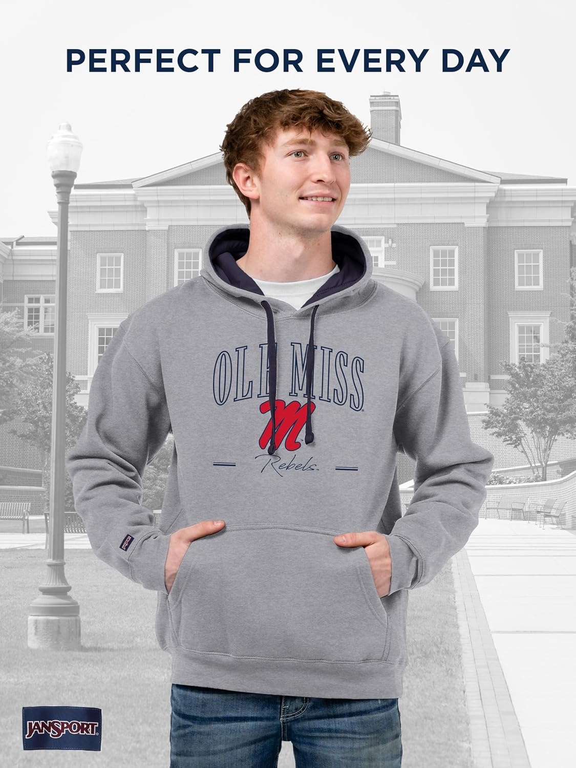 image:imageJanSport NCAA unisexadult Rival Colorblock HoodTeam Color