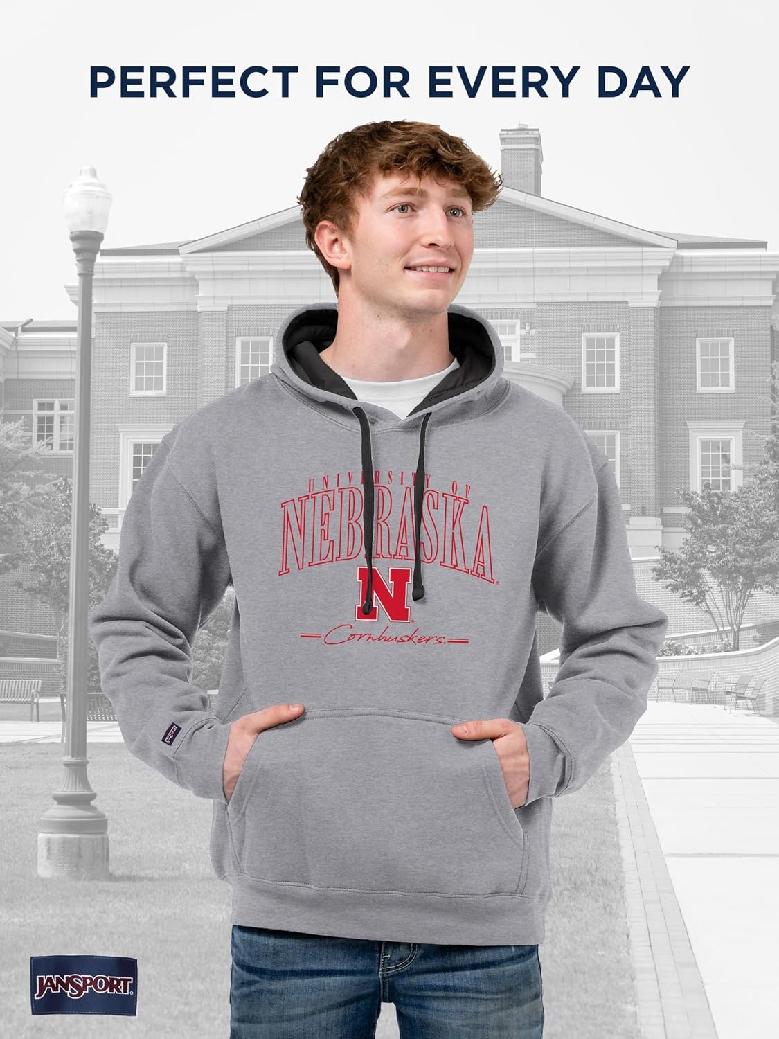 image:imageJanSport NCAA unisexadult Rival Colorblock HoodTeam Color
