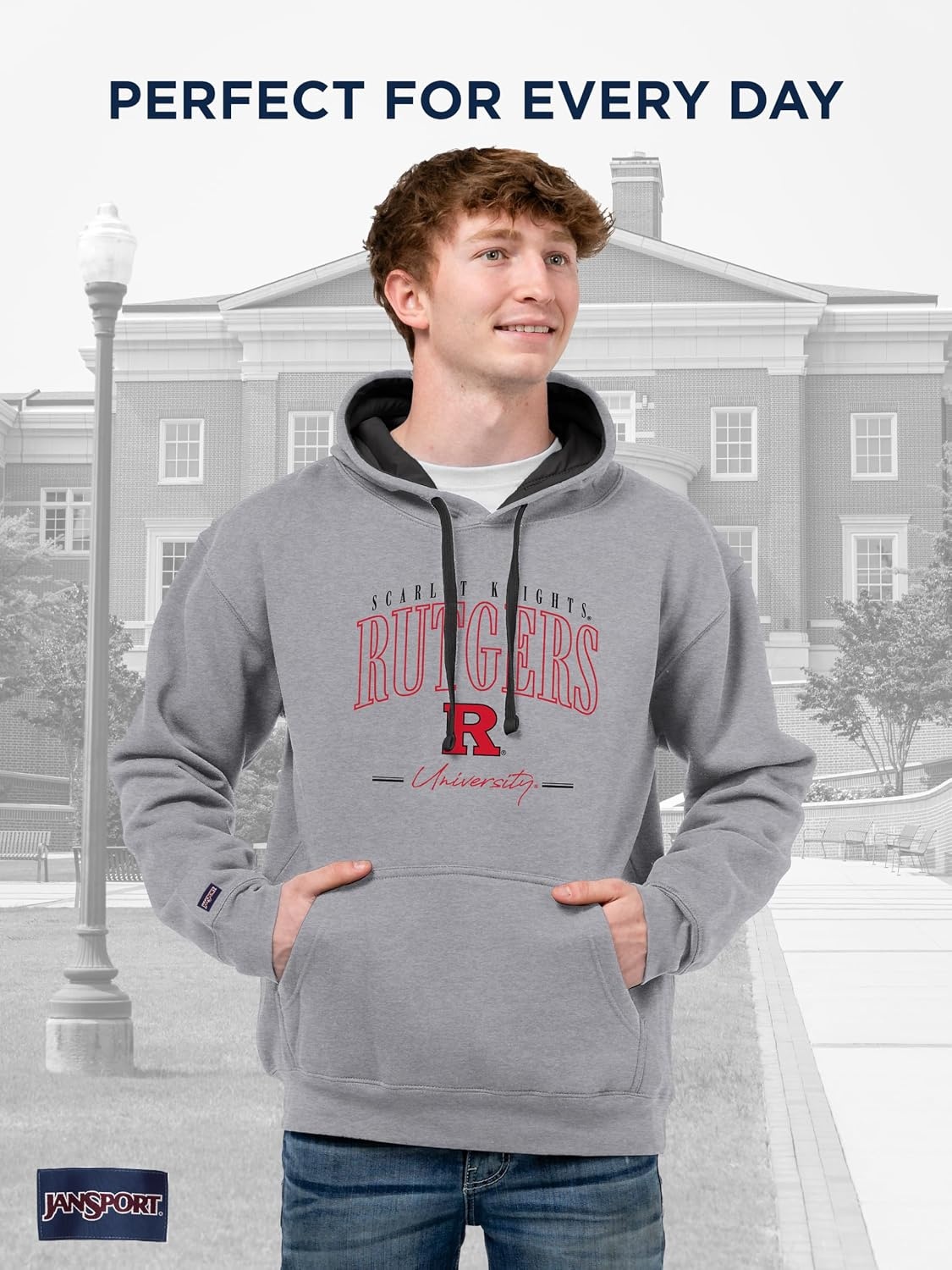 image:imageJanSport NCAA unisexadult Rival Colorblock HoodTeam Color