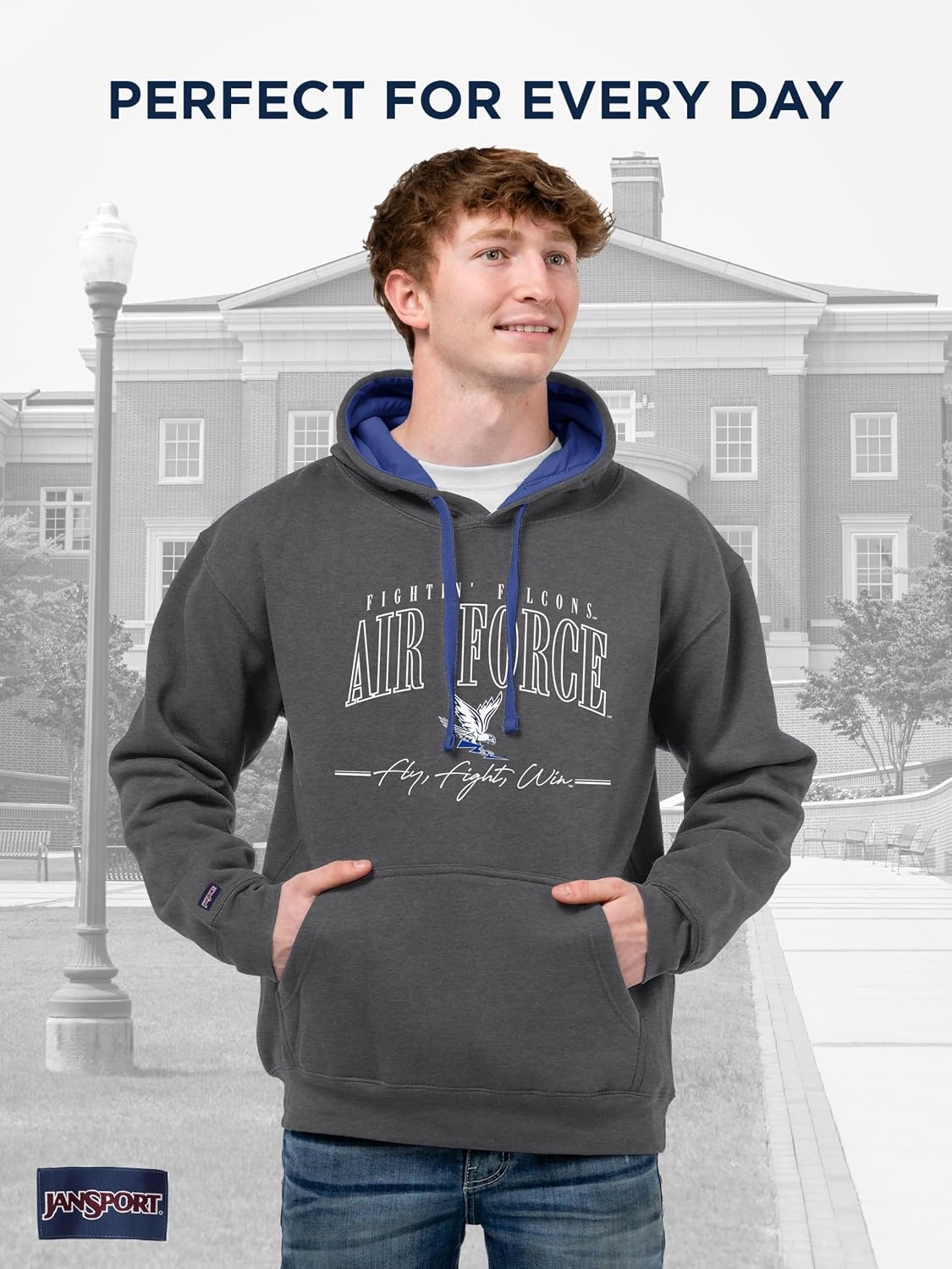 image:imageJanSport NCAA unisexadult Rival Colorblock HoodTeam Color