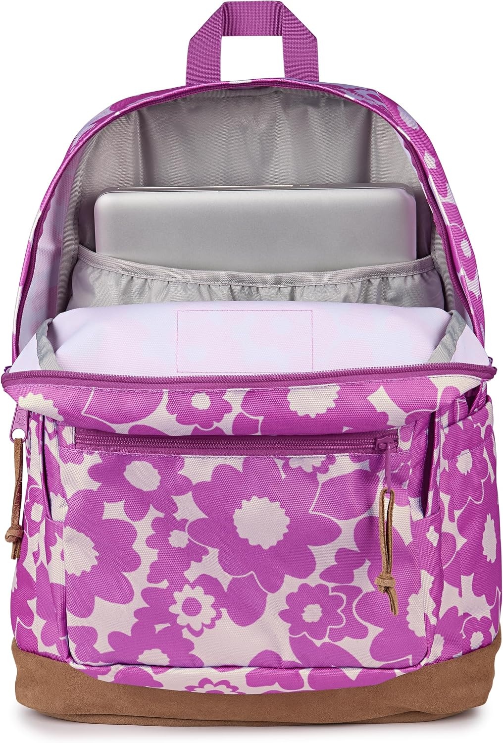 image:imageJanSport Right Pack Backpack Durable Daypack with Padded 15 Laptop Sleeve Spacious Main Compartment amp Integrated Water Bottle Pocket Animal IllusionBlossom Bae Pink