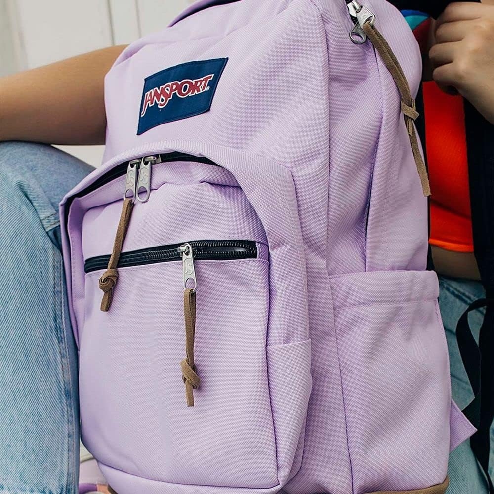 image:imageJanSport Right Pack Backpack Durable Daypack with Padded 15 Laptop Sleeve Spacious Main Compartment amp Integrated Water Bottle Pocket Animal IllusionPastel Lilac