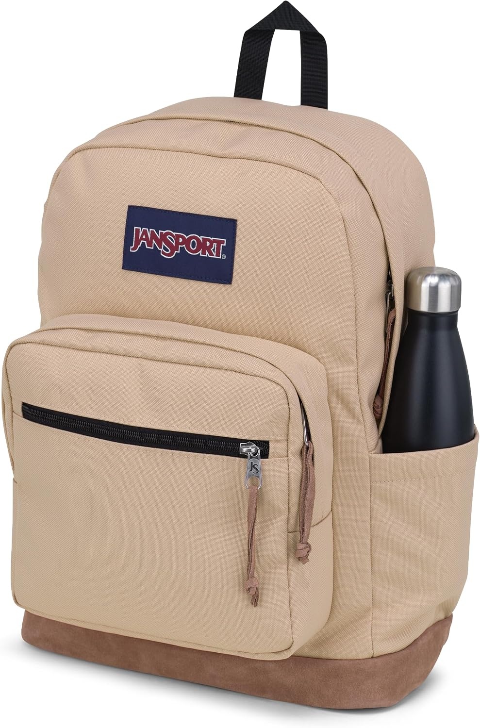 image:imageJanSport Right Pack Backpack Durable Daypack with Padded 15 Laptop Sleeve Spacious Main Compartment amp Integrated Water Bottle Pocket Animal IllusionTravertine