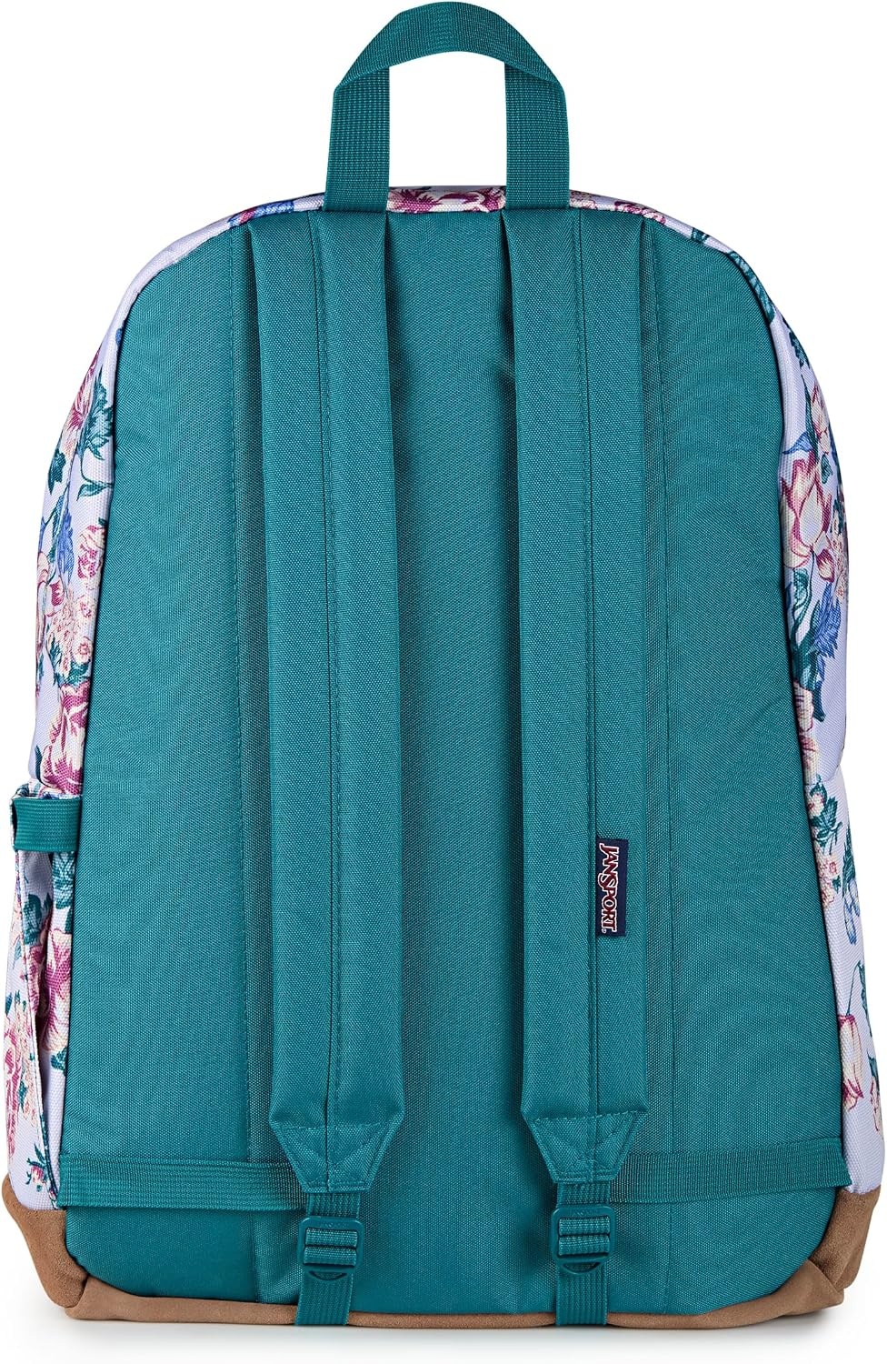 image:imageJanSport Right Pack Backpack Durable Daypack with Padded 15 Laptop Sleeve Spacious Main Compartment amp Integrated Water Bottle Pocket Animal IllusionRustic Roses Moon FlowerBluPnkGrn