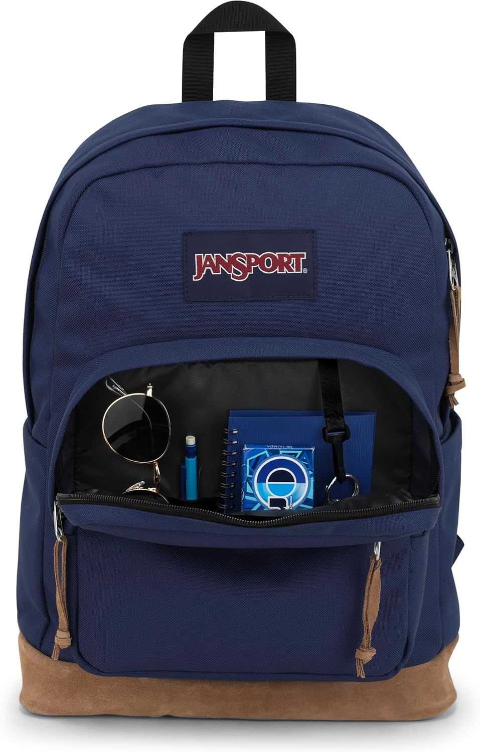 image:imageJanSport Right Pack Backpack Durable Daypack with Padded 15 Laptop Sleeve Spacious Main Compartment amp Integrated Water Bottle Pocket Animal IllusionNavy