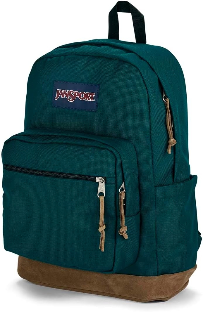 image:imageJanSport Right Pack Backpack Durable Daypack with Padded 15 Laptop Sleeve Spacious Main Compartment amp Integrated Water Bottle Pocket Animal IllusionDeep Juniper