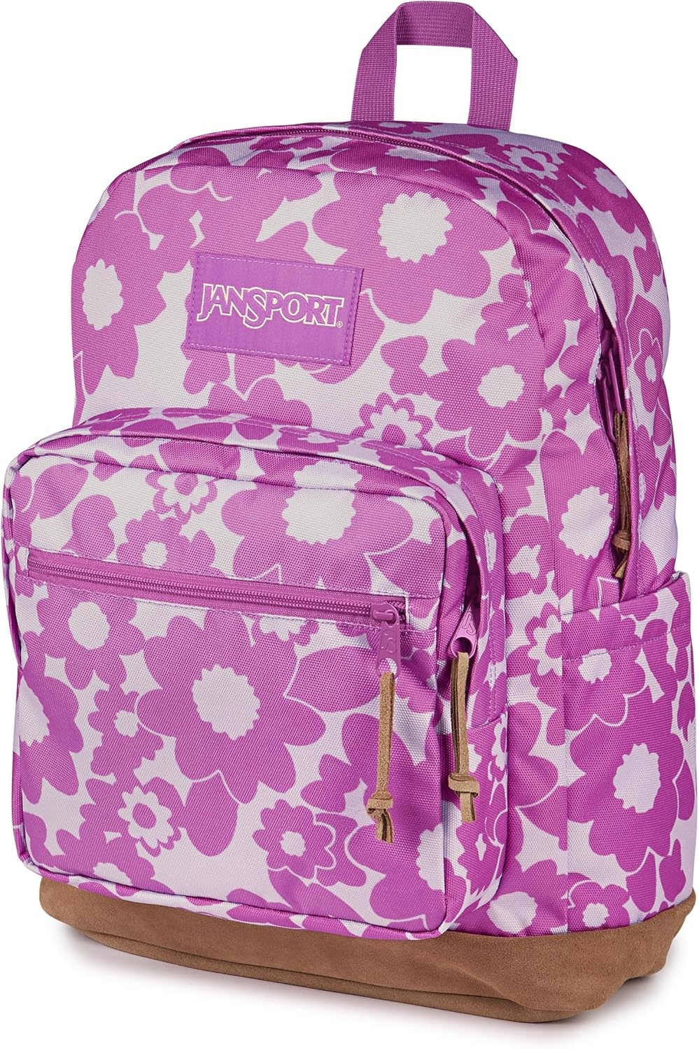 image:imageJanSport Right Pack Backpack Durable Daypack with Padded 15 Laptop Sleeve Spacious Main Compartment amp Integrated Water Bottle Pocket Animal IllusionBlossom Bae Pink
