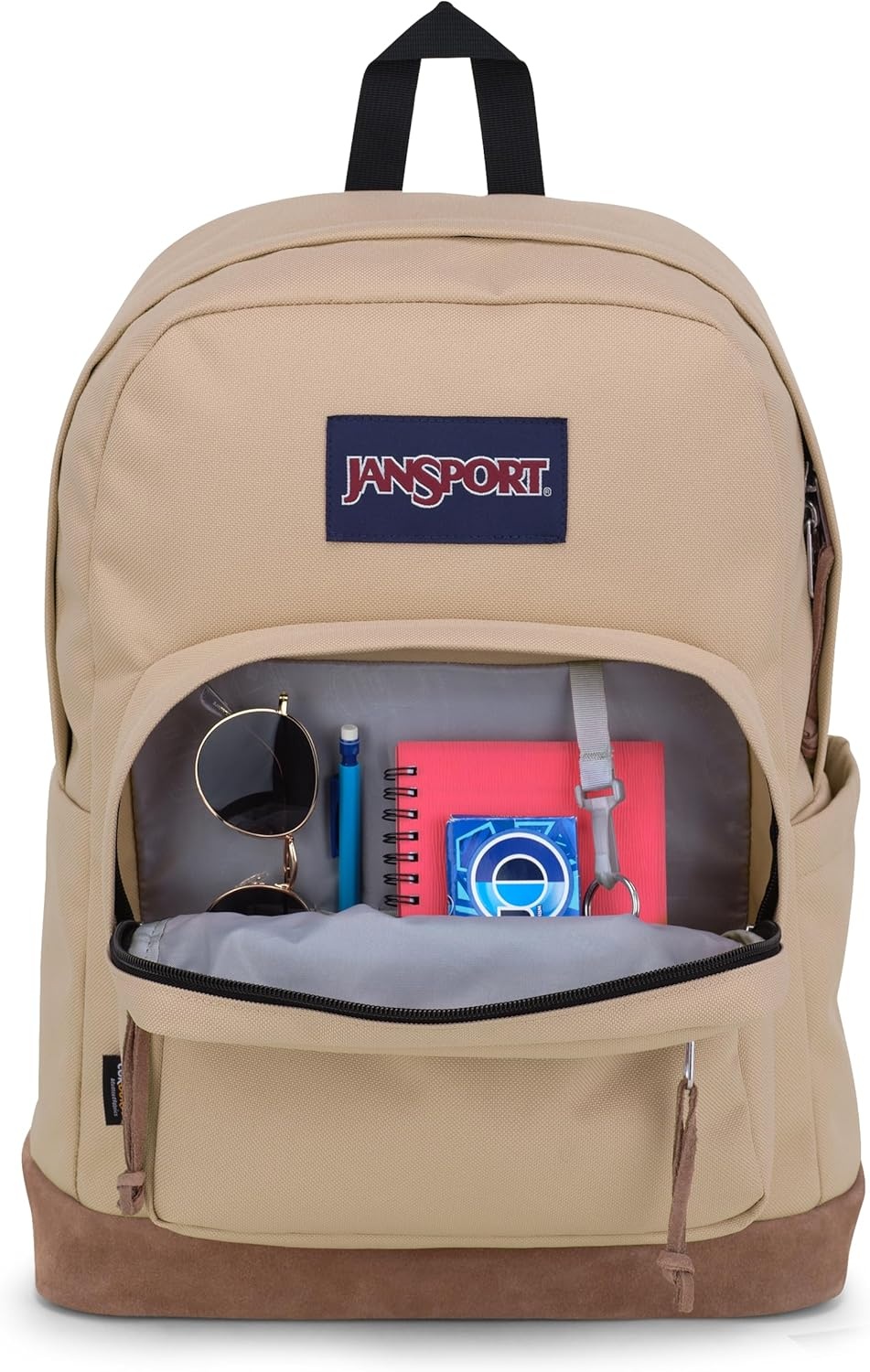 image:imageJanSport Right Pack Backpack Durable Daypack with Padded 15 Laptop Sleeve Spacious Main Compartment amp Integrated Water Bottle Pocket Animal IllusionTravertine
