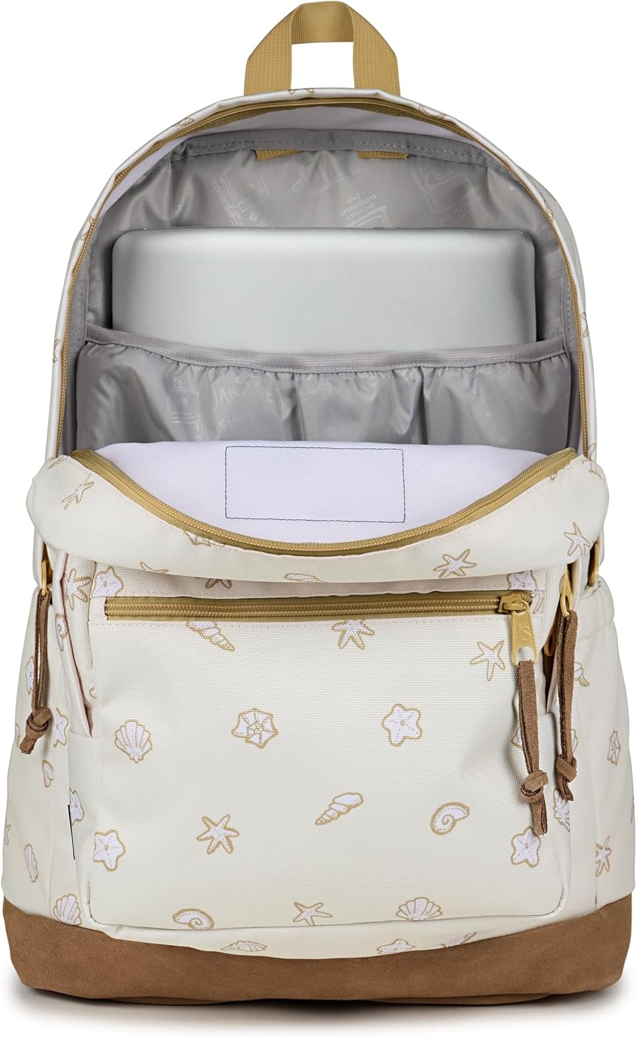 image:imageJanSport Right Pack Backpack Durable Daypack with Padded 15 Laptop Sleeve Spacious Main Compartment amp Integrated Water Bottle Pocket Animal IllusionShell Yes