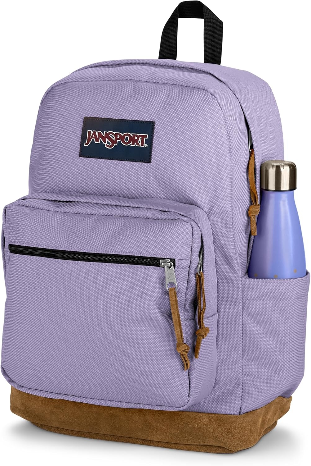 image:imageJanSport Right Pack Backpack Durable Daypack with Padded 15 Laptop Sleeve Spacious Main Compartment amp Integrated Water Bottle Pocket Animal IllusionPastel Lilac