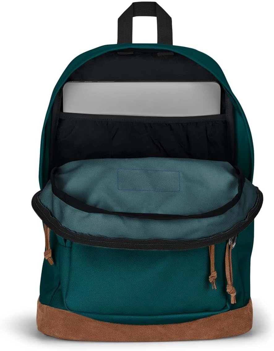 image:imageJanSport Right Pack Backpack Durable Daypack with Padded 15 Laptop Sleeve Spacious Main Compartment amp Integrated Water Bottle Pocket Animal IllusionDeep Juniper