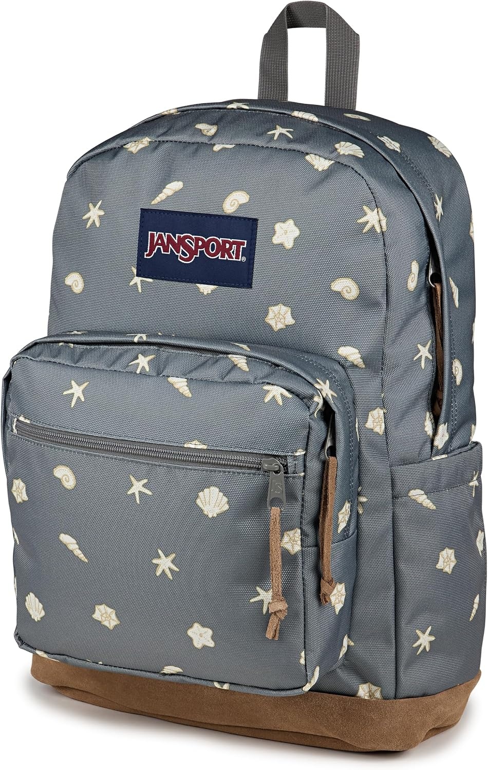 image:imageJanSport Right Pack Backpack Durable Daypack with Padded 15 Laptop Sleeve Spacious Main Compartment amp Integrated Water Bottle Pocket Animal IllusionShell Yes Grey