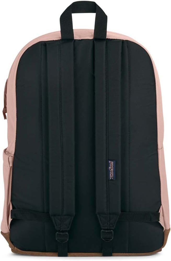image:imageJanSport Right Pack Backpack Durable Daypack with Padded 15 Laptop Sleeve Spacious Main Compartment amp Integrated Water Bottle Pocket Animal IllusionMisty Rose