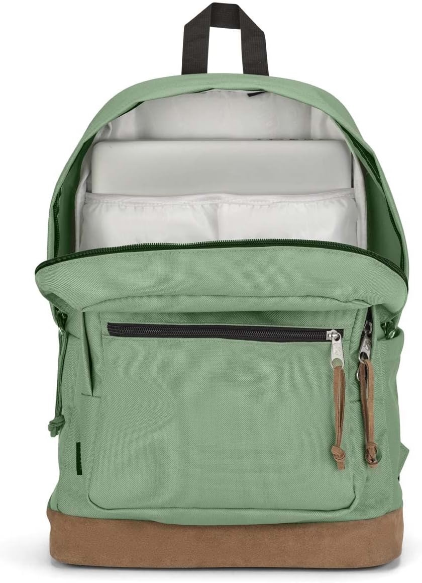 image:imageJanSport Right Pack Backpack Durable Daypack with Padded 15 Laptop Sleeve Spacious Main Compartment amp Integrated Water Bottle Pocket Animal IllusionLoden Frost