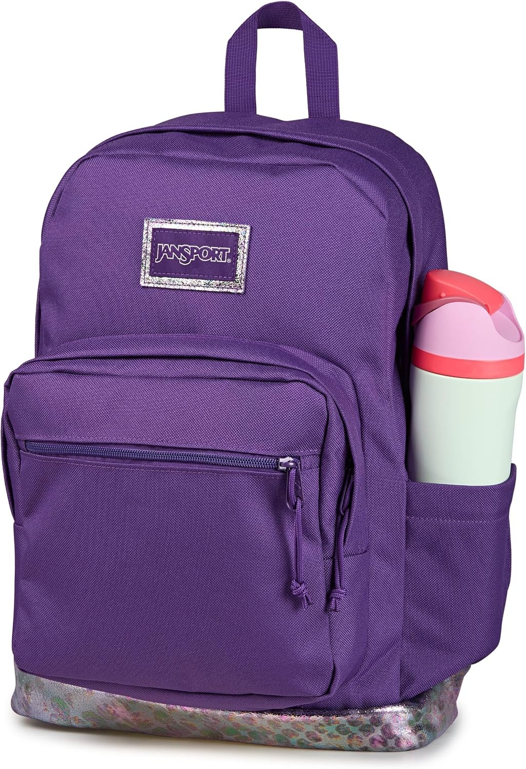 image:imageJanSport Right Pack Expressions Backpack Travel Work or Laptop Bag Coconut CorduroyBog Glam Suede Grape JellyPurplePink