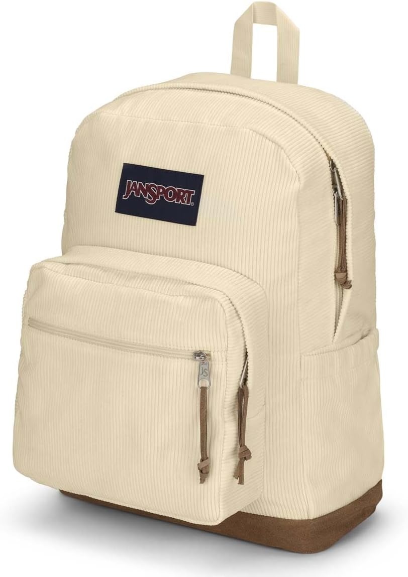image:imageJanSport Right Pack Expressions Backpack Travel Work or Laptop Bag Coconut CorduroyCoconut Corduroy