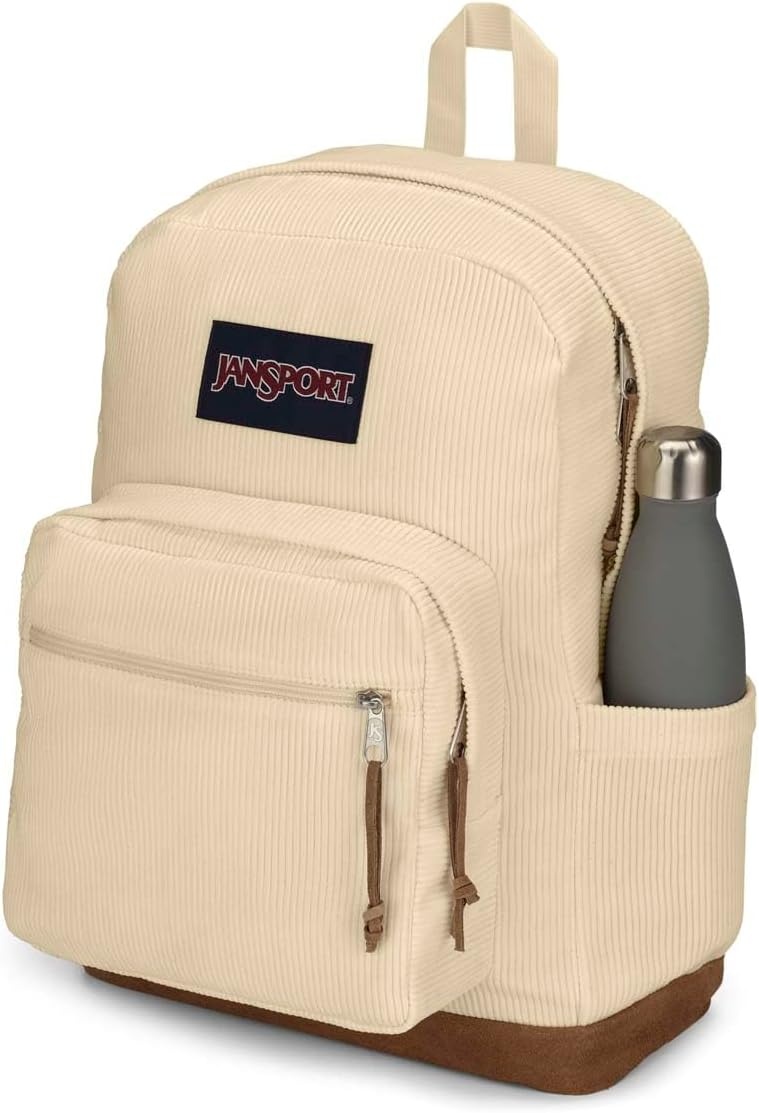 image:imageJanSport Right Pack Expressions Backpack Travel Work or Laptop Bag Coconut CorduroyCoconut Corduroy