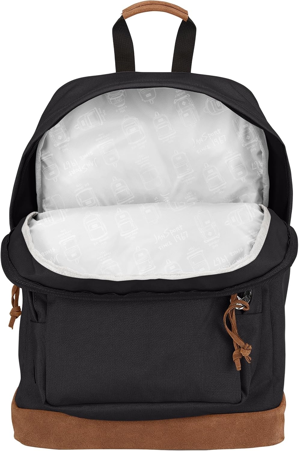 image:imageJanSport Right Pack Premium Backpack Daypack with 15 Laptop Sleeve Main Compartment Water Bottle Pocket Mauve HazeBlack