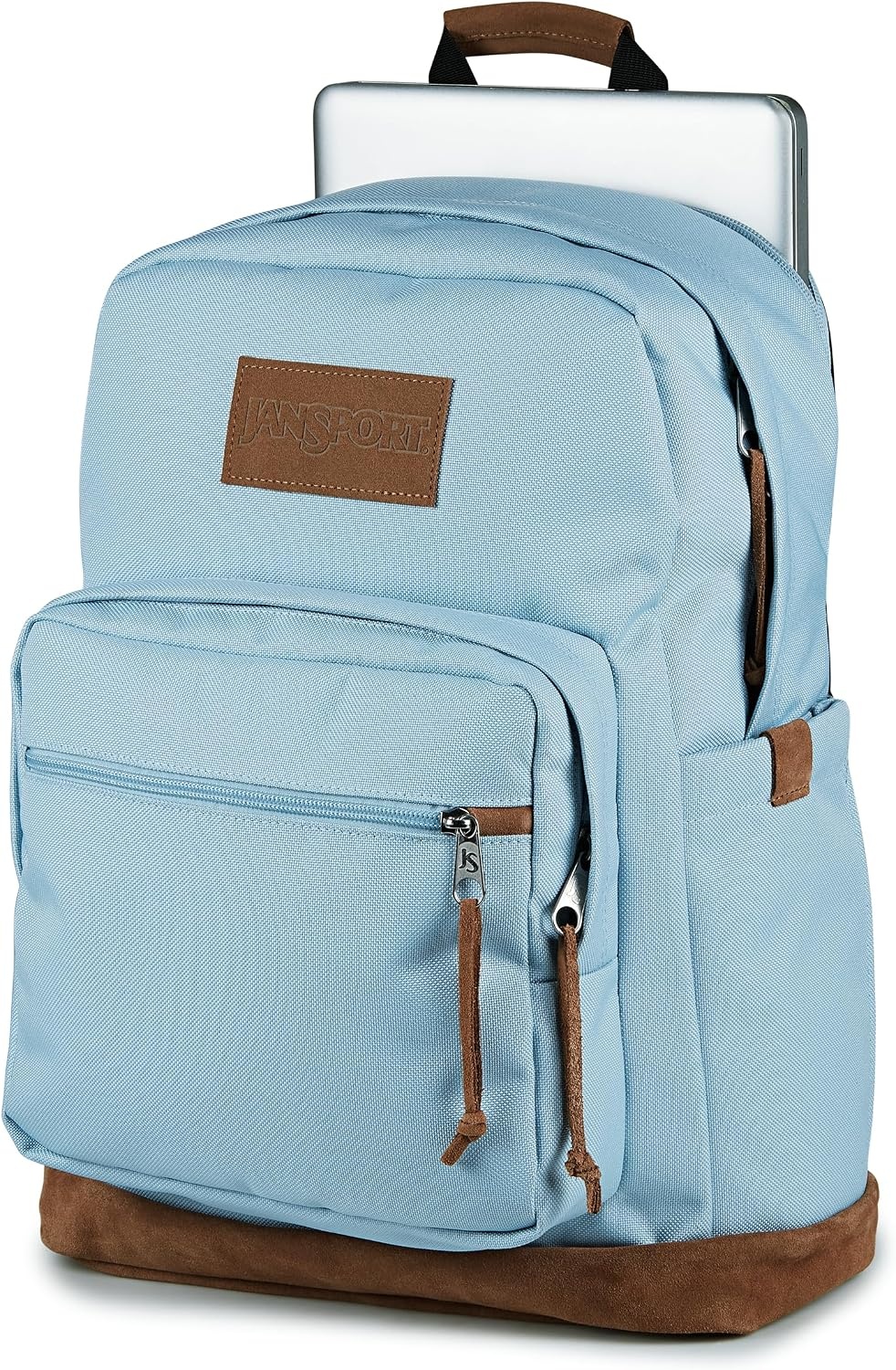 image:imageJanSport Right Pack Premium Backpack Daypack with 15 Laptop Sleeve Main Compartment Water Bottle Pocket Mauve HazeBlue Dusk