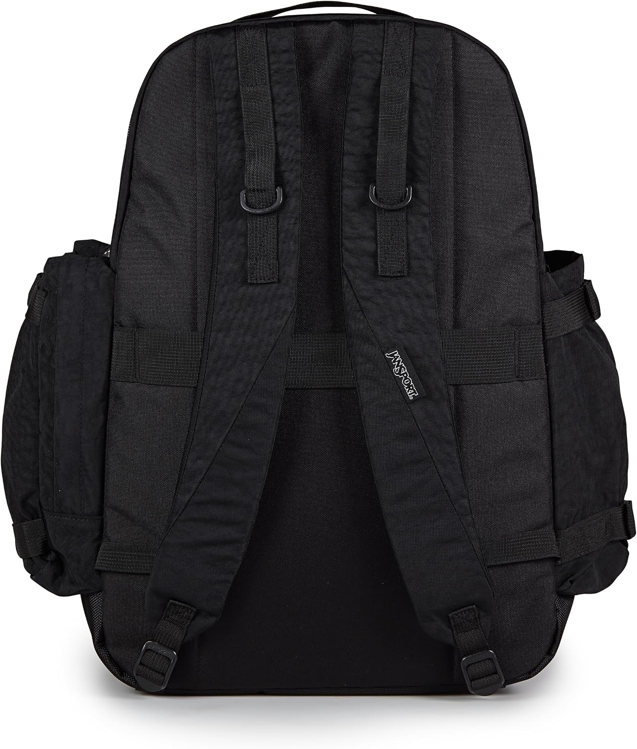 image:imageJanSport Seattle Pack Durable Backpack with Main Compartment Dual Water Bottle Pockets Lined Laptop Sleeve BlackBlack