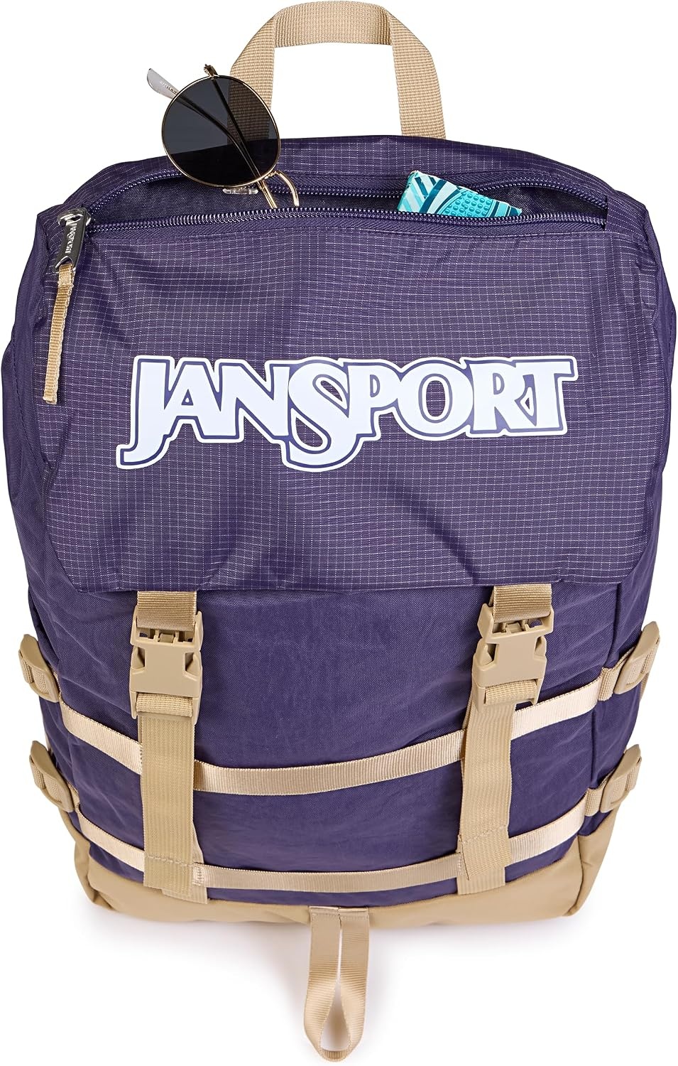 image:imageJanSport Skip Pack Backpack 28L Capacity Fits 135 Laptop Large Main Compartment Side Water Bottle Pocket Ideal for Work amp Travel Jelly KellyAmethyst Angst