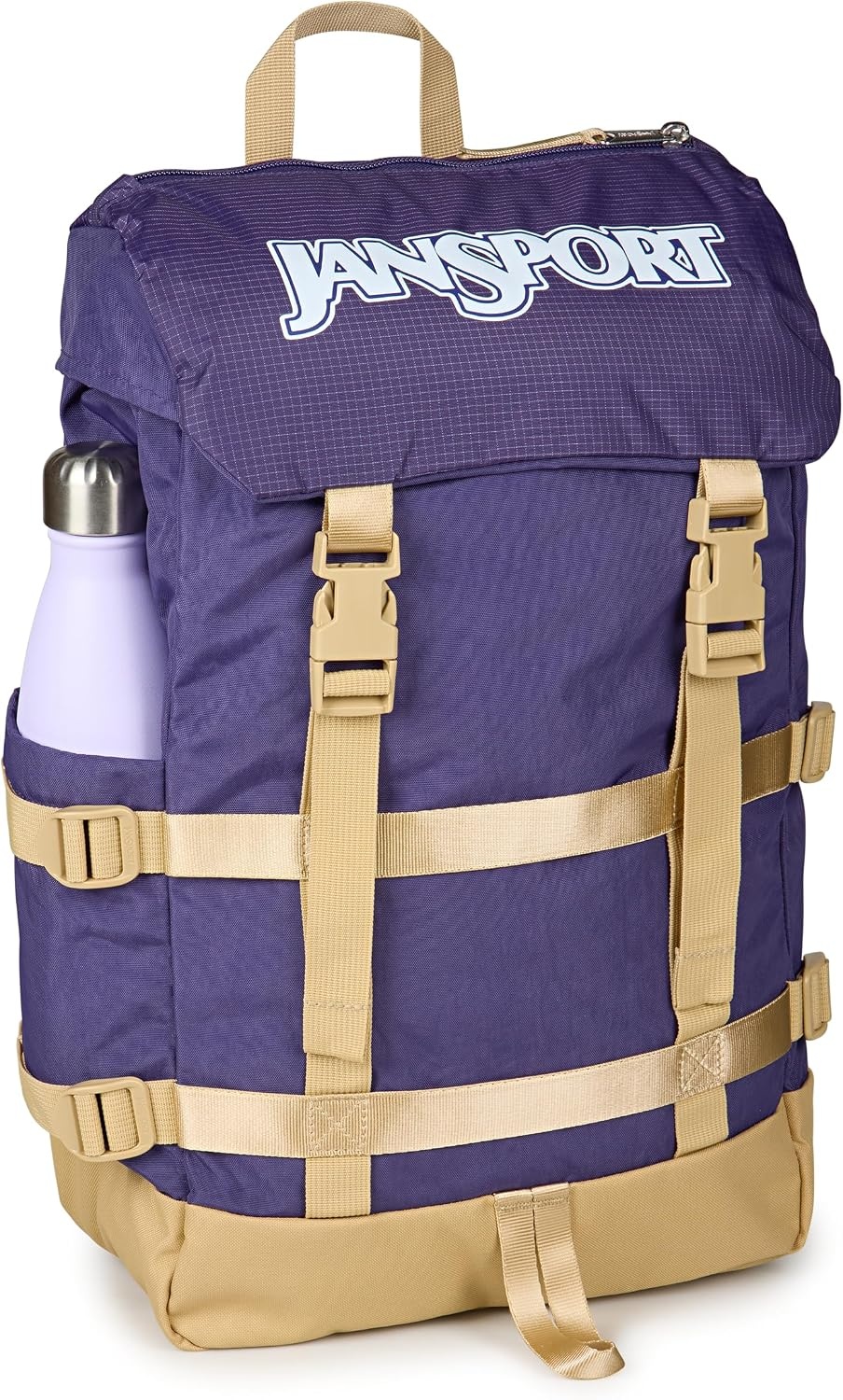 image:imageJanSport Skip Pack Backpack 28L Capacity Fits 135 Laptop Large Main Compartment Side Water Bottle Pocket Ideal for Work amp Travel Jelly KellyAmethyst Angst