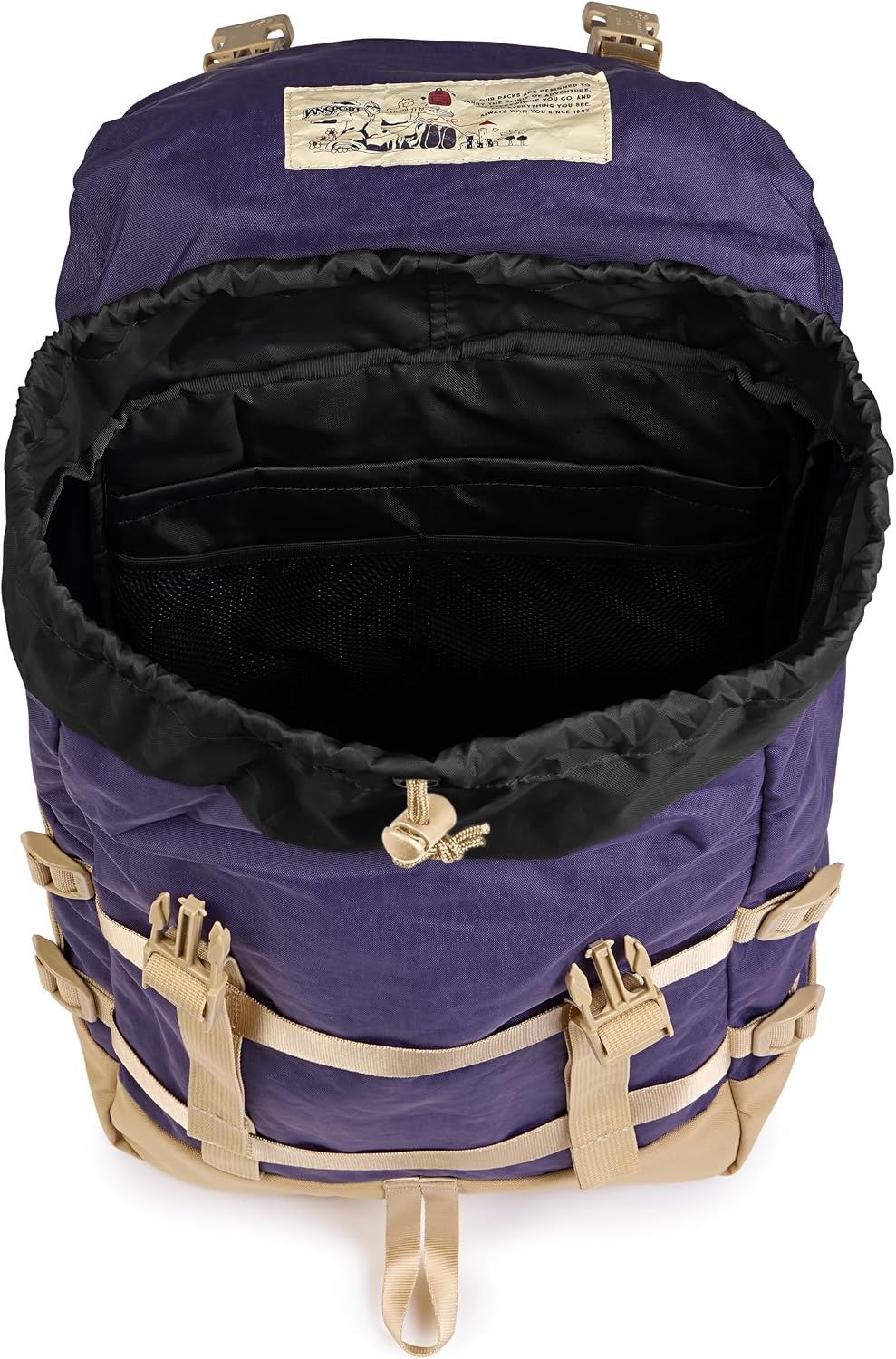 image:imageJanSport Skip Pack Backpack 28L Capacity Fits 135 Laptop Large Main Compartment Side Water Bottle Pocket Ideal for Work amp Travel Jelly KellyAmethyst Angst