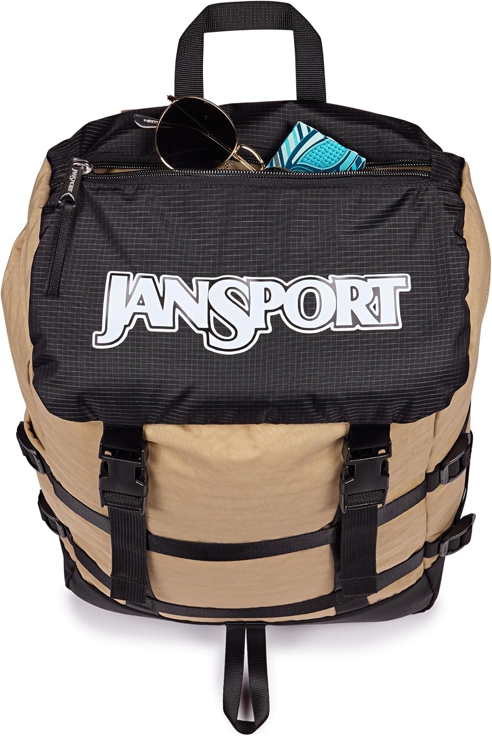 image:imageJanSport Skip Pack Backpack 28L Capacity Fits 135 Laptop Large Main Compartment Side Water Bottle Pocket Ideal for Work amp Travel Jelly KellyTravertine