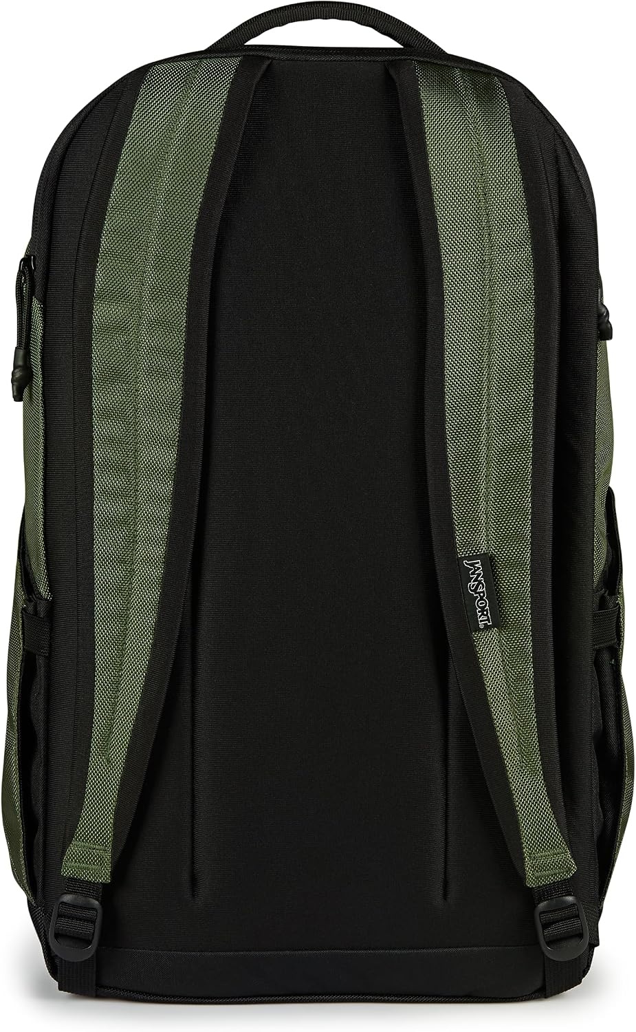 image:imageJanSport Station Pack Large Backpack with Side Access Padded Laptop Sleeve Dual Water Bottle Pockets and Organizer Loft Pocket WhiteCargo Green