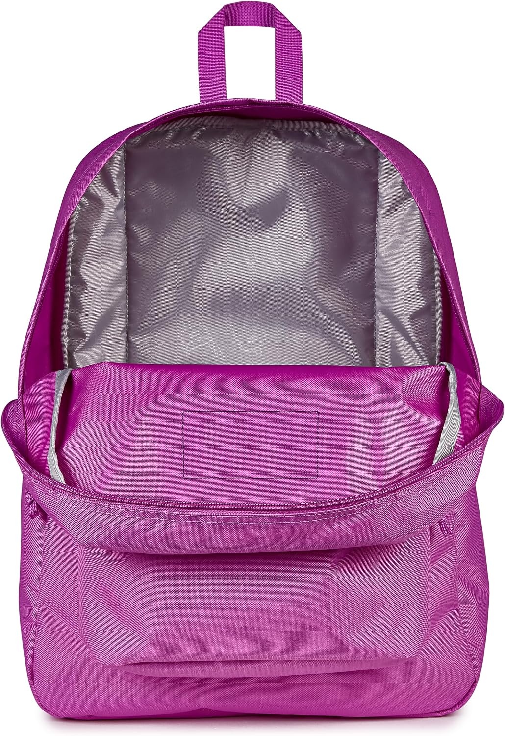image:imageJanSport SuperBreak One Backpack Durable Lightweight Bag with 1 Main Compartment Front Utility Pocket with Builtin Organizer Premium Backpack Pastel PetalsDigital Fuchsia