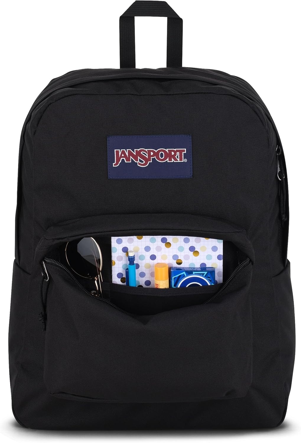 image:imageJanSport SuperBreak One Backpack Durable Lightweight Bag with 1 Main Compartment Front Utility Pocket with Builtin Organizer Premium Backpack Pastel PetalsBlack