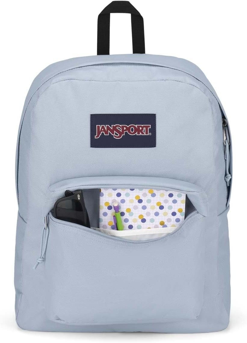 image:imageJanSport SuperBreak One Backpack Durable Lightweight Bag with 1 Main Compartment Front Utility Pocket with Builtin Organizer Premium Backpack Pastel PetalsBlue Dusk