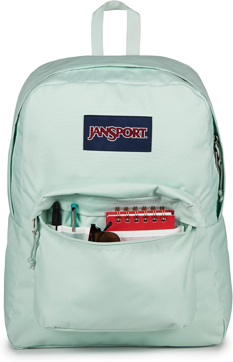image:imageJanSport SuperBreak One Backpack Durable Lightweight Bag with 1 Main Compartment Front Utility Pocket with Builtin Organizer Premium Backpack Pastel PetalsFresh Mint