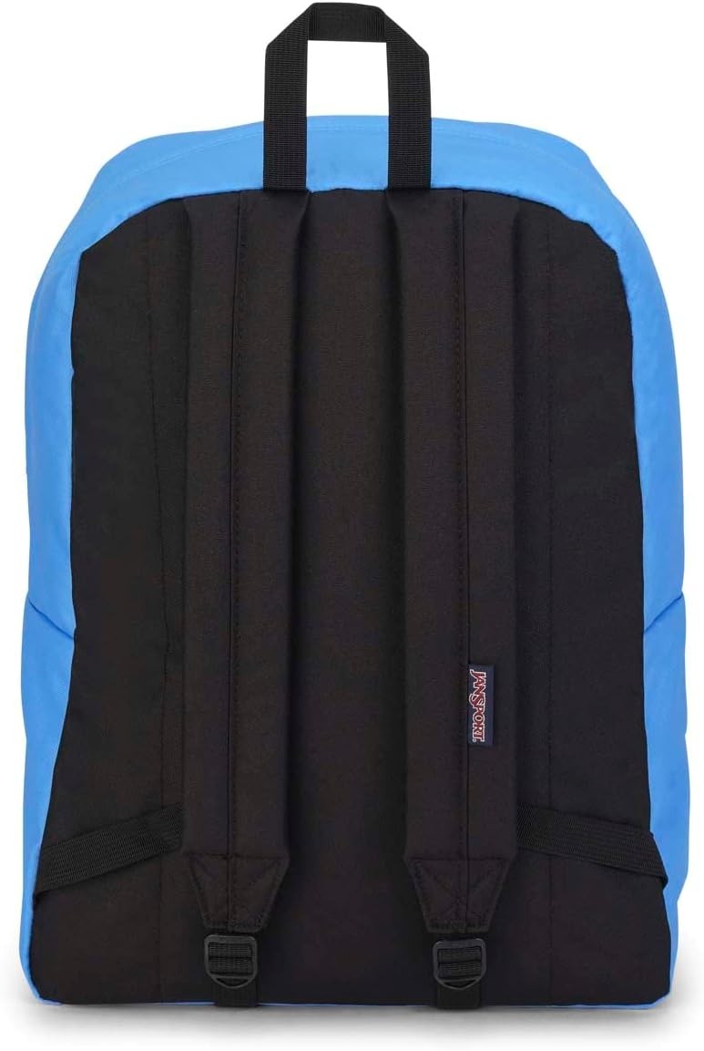 image:imageJanSport SuperBreak One Backpack Durable Lightweight Bag with 1 Main Compartment Front Utility Pocket with Builtin Organizer Premium Backpack Pastel PetalsBlue Neon