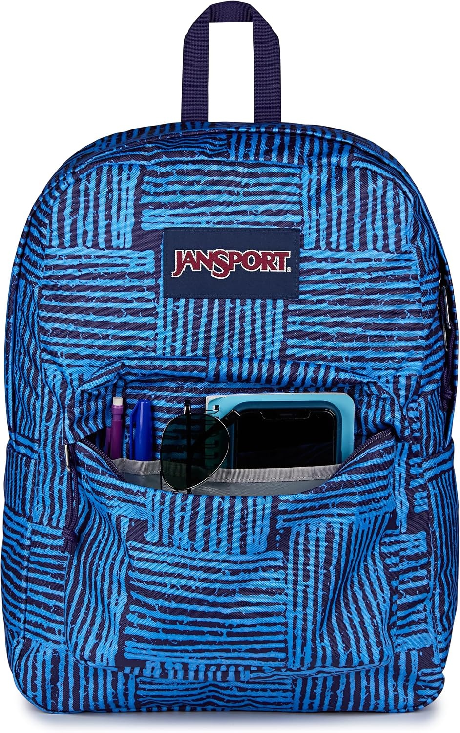 image:imageJanSport SuperBreak One Backpack Durable Lightweight Bag with 1 Main Compartment Front Utility Pocket with Builtin Organizer Premium Backpack Pastel PetalsThreaded