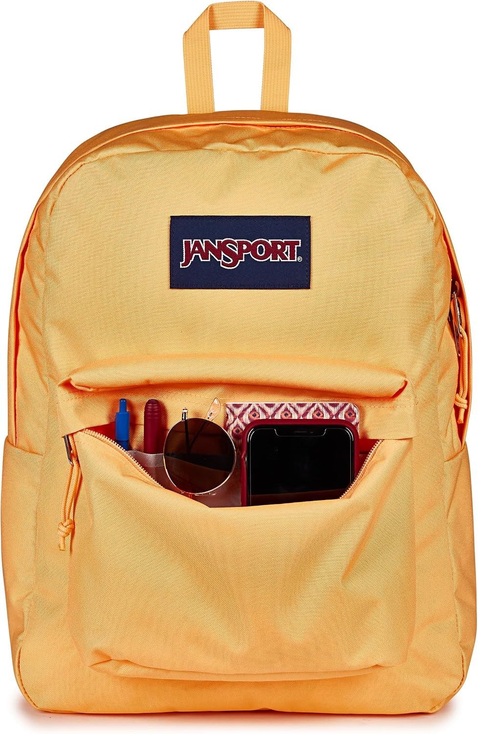 image:imageJanSport SuperBreak One Backpack Durable Lightweight Bag with 1 Main Compartment Front Utility Pocket with Builtin Organizer Premium Backpack Pastel PetalsOrange Soda