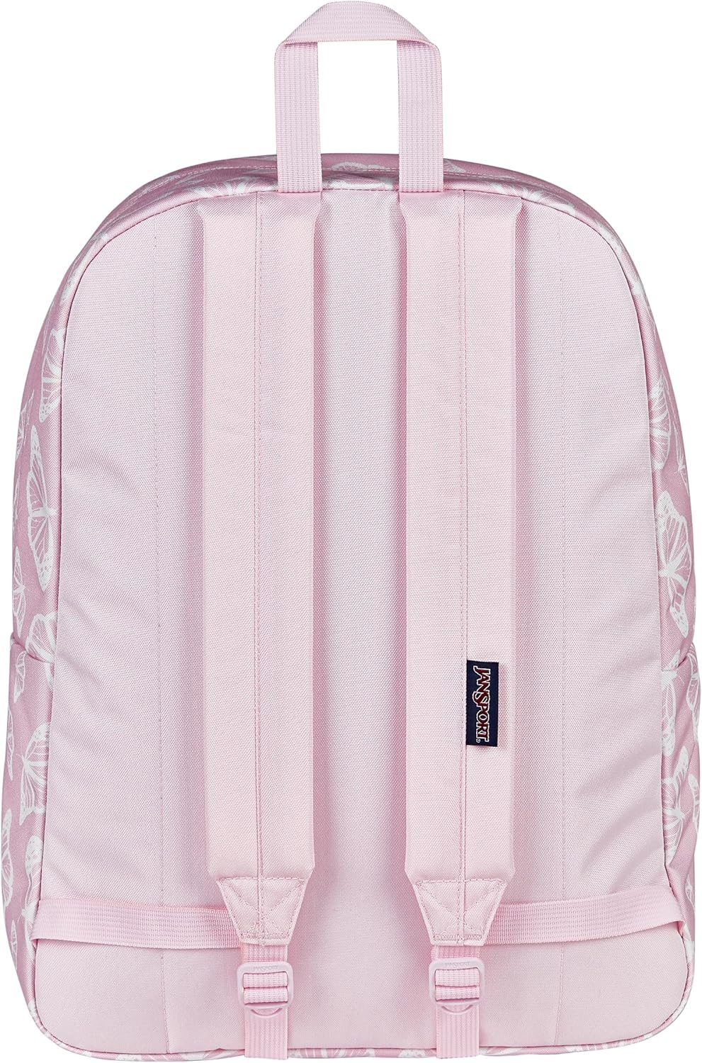 image:imageJanSport SuperBreak One Backpack Durable Lightweight Bag with 1 Main Compartment Front Utility Pocket with Builtin Organizer Premium Backpack Pastel PetalsFlutter By Pink IceWhitePink Ice
