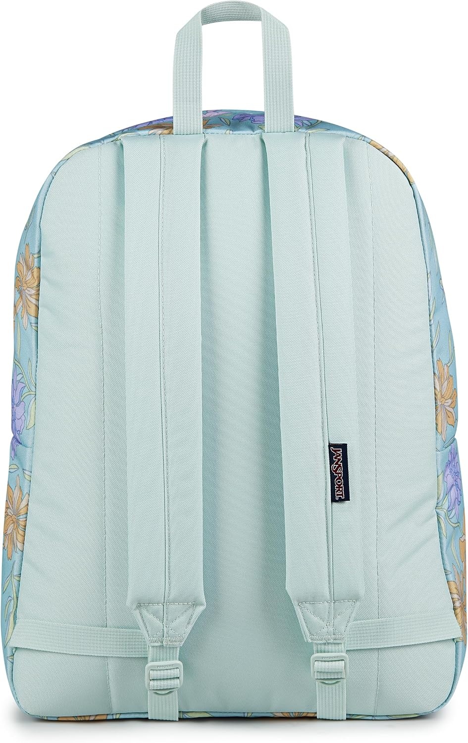 image:imageJanSport SuperBreak One Backpack Durable Lightweight Bag with 1 Main Compartment Front Utility Pocket with Builtin Organizer Premium Backpack Pastel PetalsFaded Floral Fresh Mint